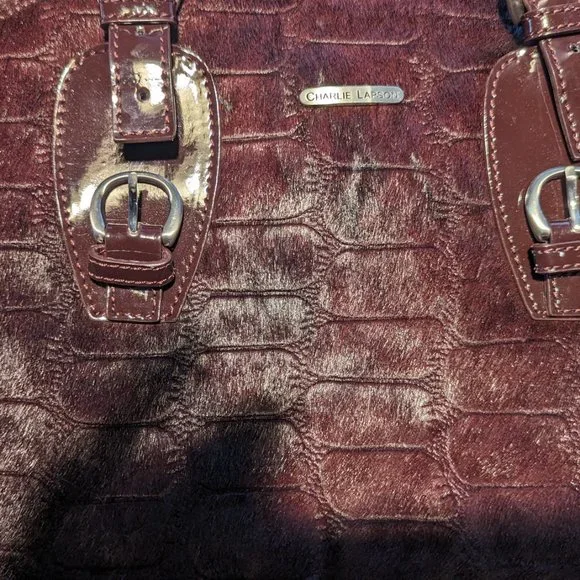 Beautiful Burgundy/Wine Limited Edition Charlie Lapson Purse - NWT - Picture 9 of 11